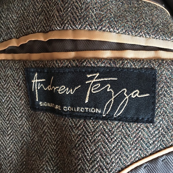 Camel color haring-bone blazer - Picture 3 of 4